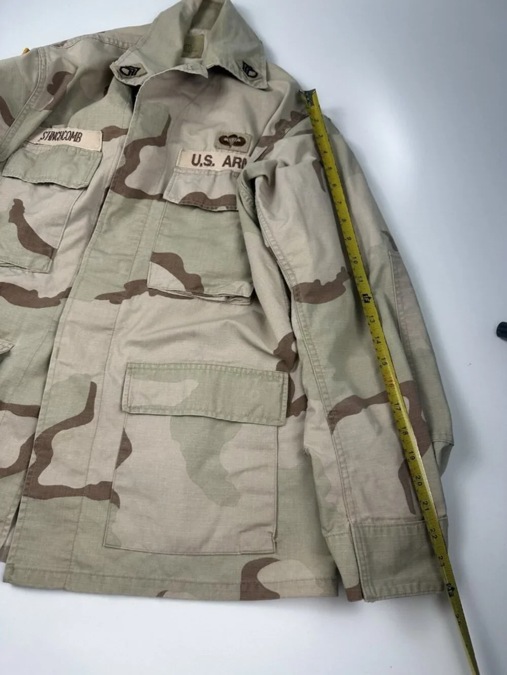 Vintage US Army DCU Camo Coat Men Medium Reg Desert Camoflauge Infantry